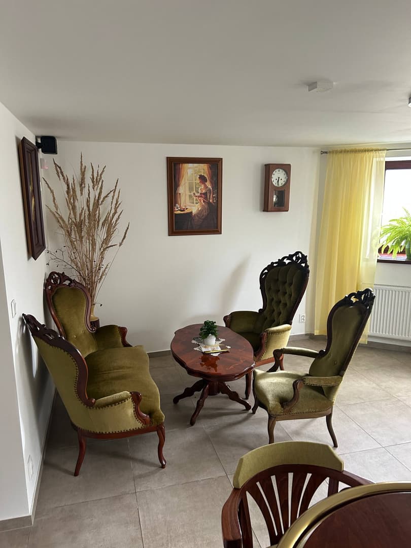 Vintage zelené kresielka