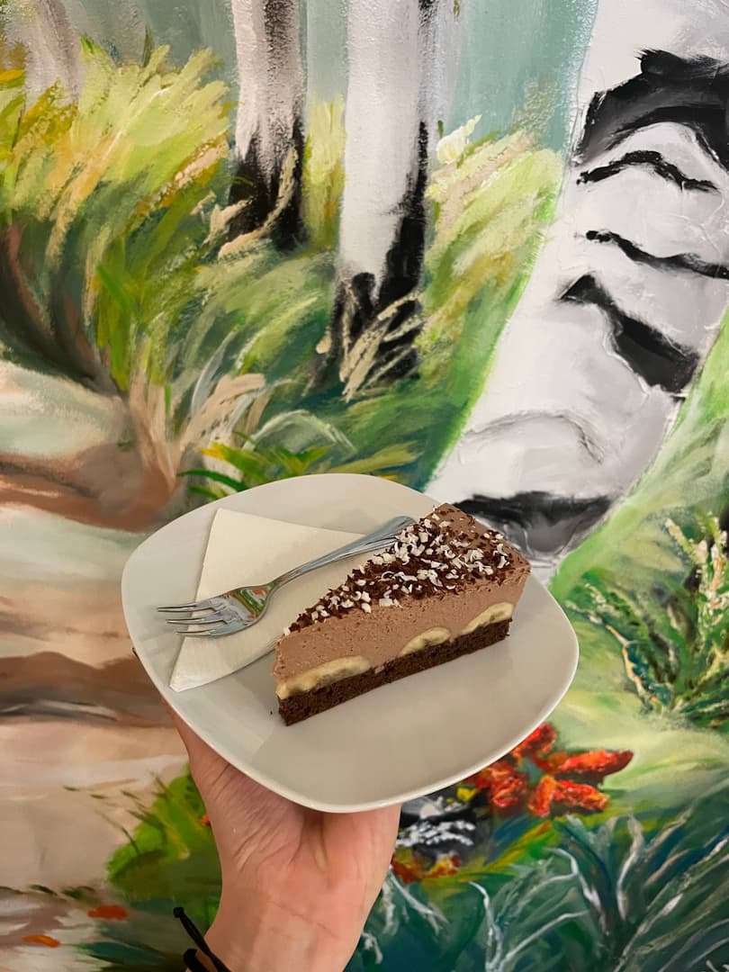 Čokoládová pena s banánom